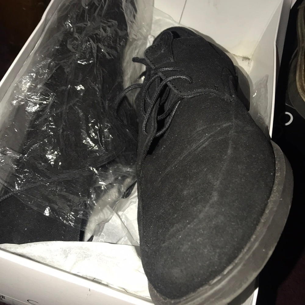 Calvin Klein black oxfords shoes